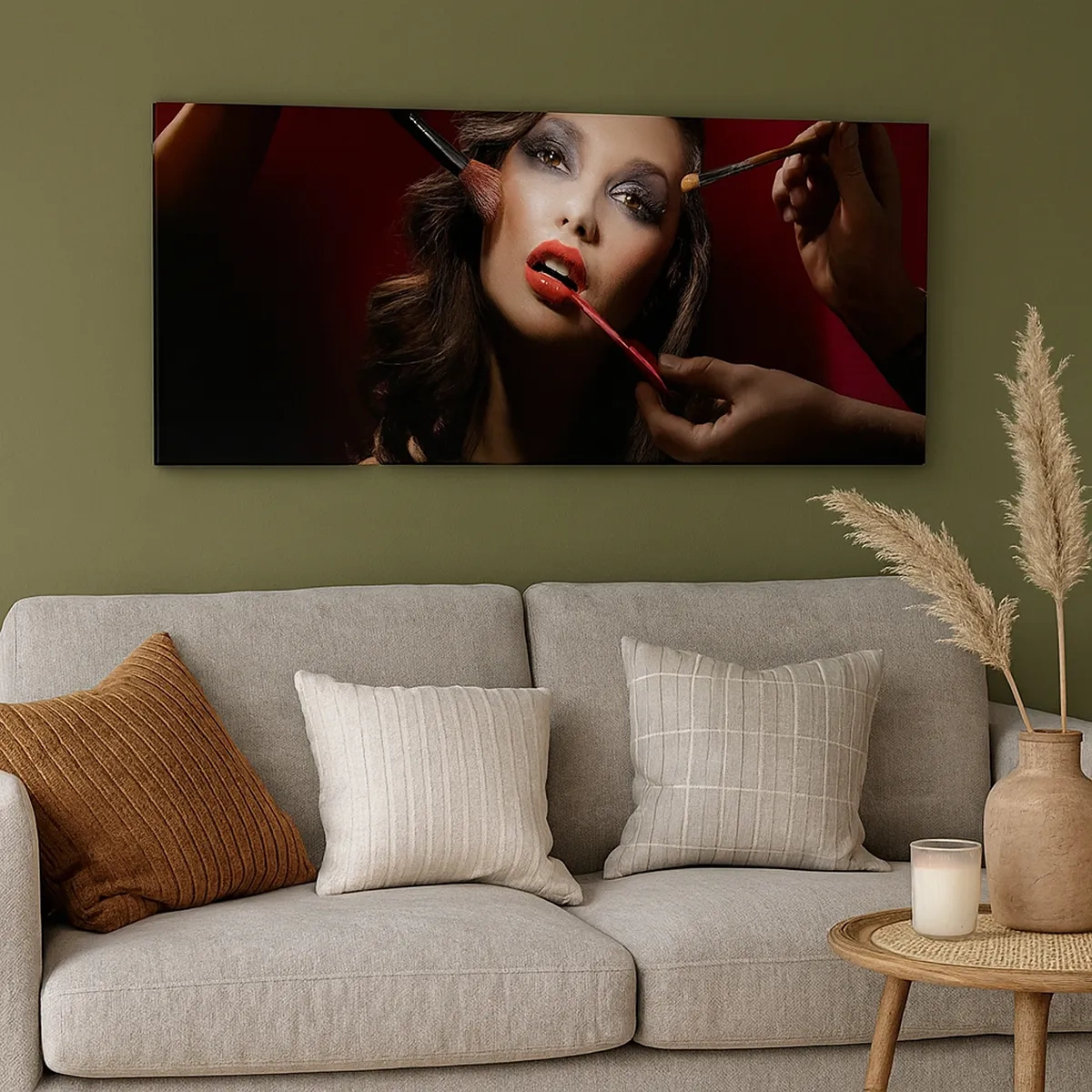 Obraz na plátně - Krásná zasněná - 30x30 cm