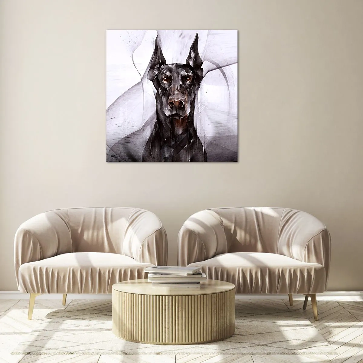 Obraz na skle - Z urozeného rodu - 30x30 cm