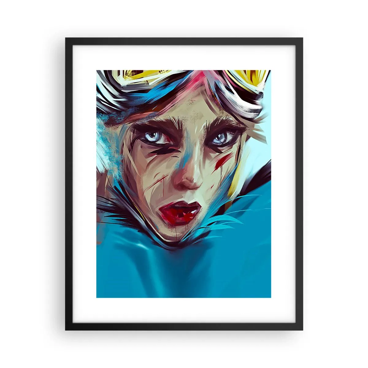 Plakát v černém rámu - Silniční válečnice - 40x50 cm