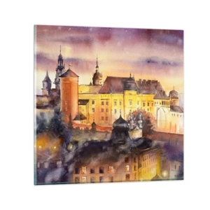 Obraz na skle - Historie a pohádka - 30x30 cm