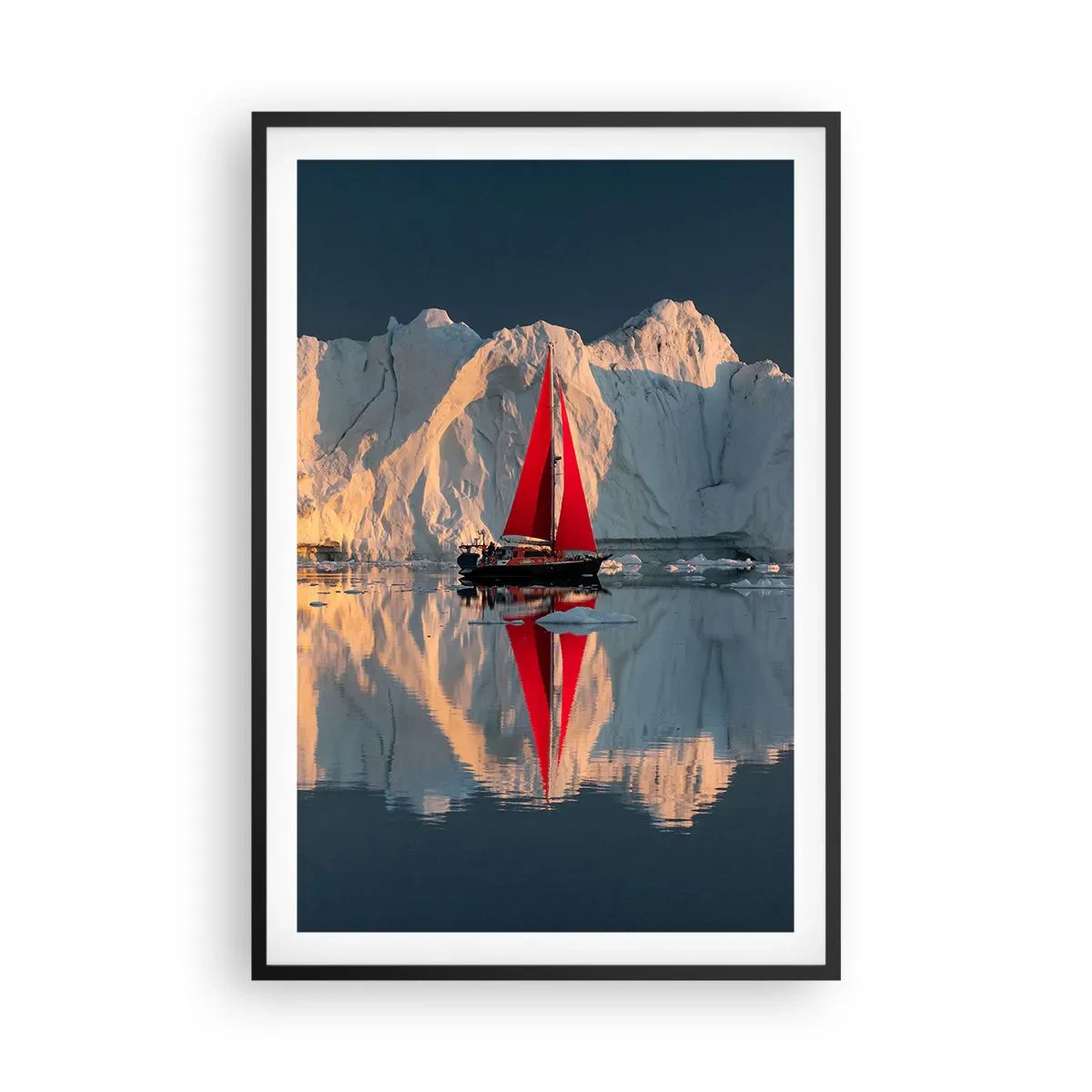 Plakát v černém rámu - Na okraji světa - 61x91 cm