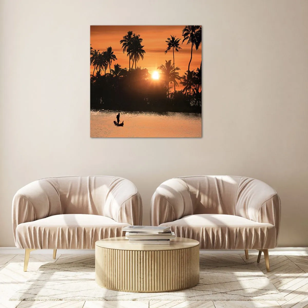 Obraz na skle - Čas na odpočinek - 50x50 cm