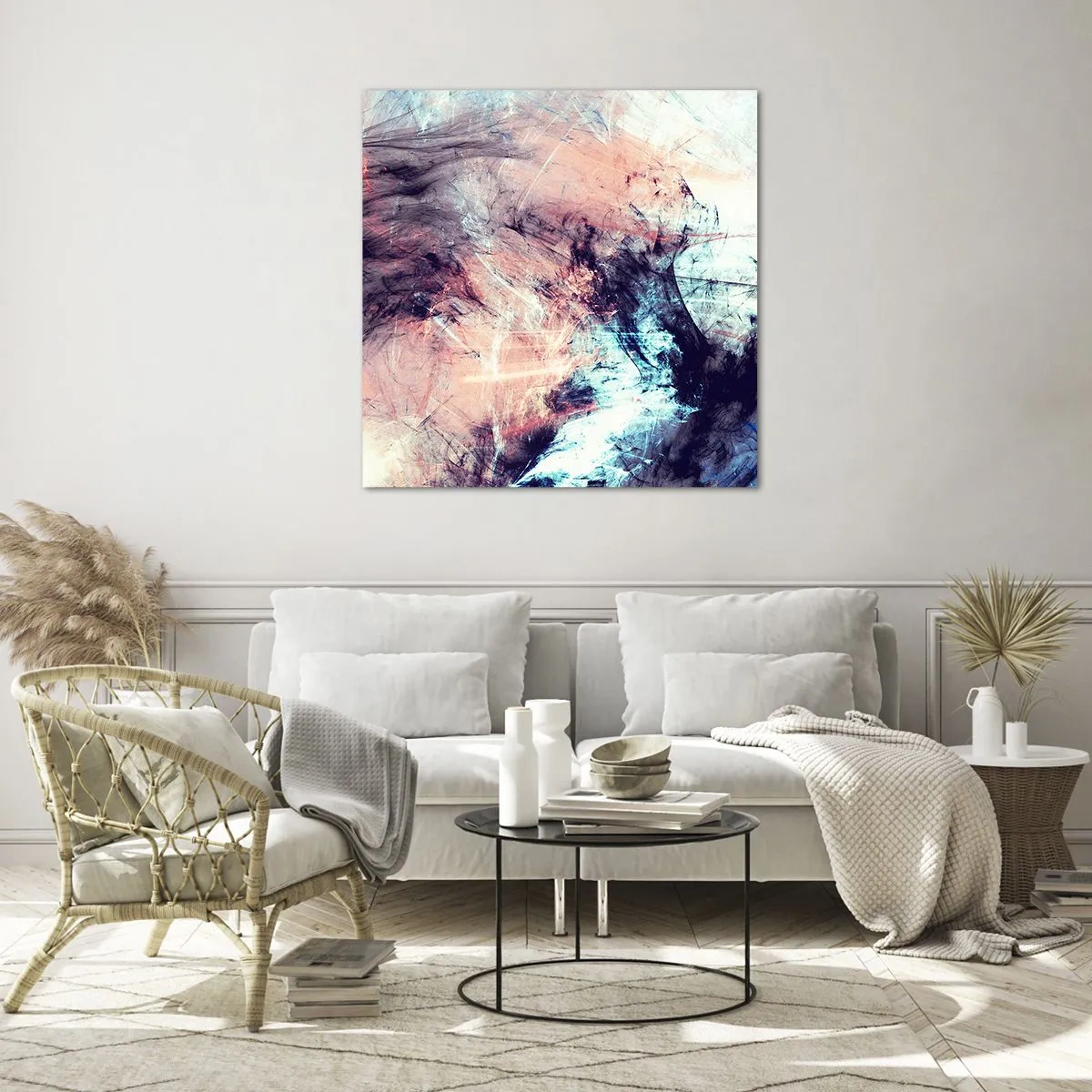 Obraz na skle - Vnímej vítr - 60x60 cm