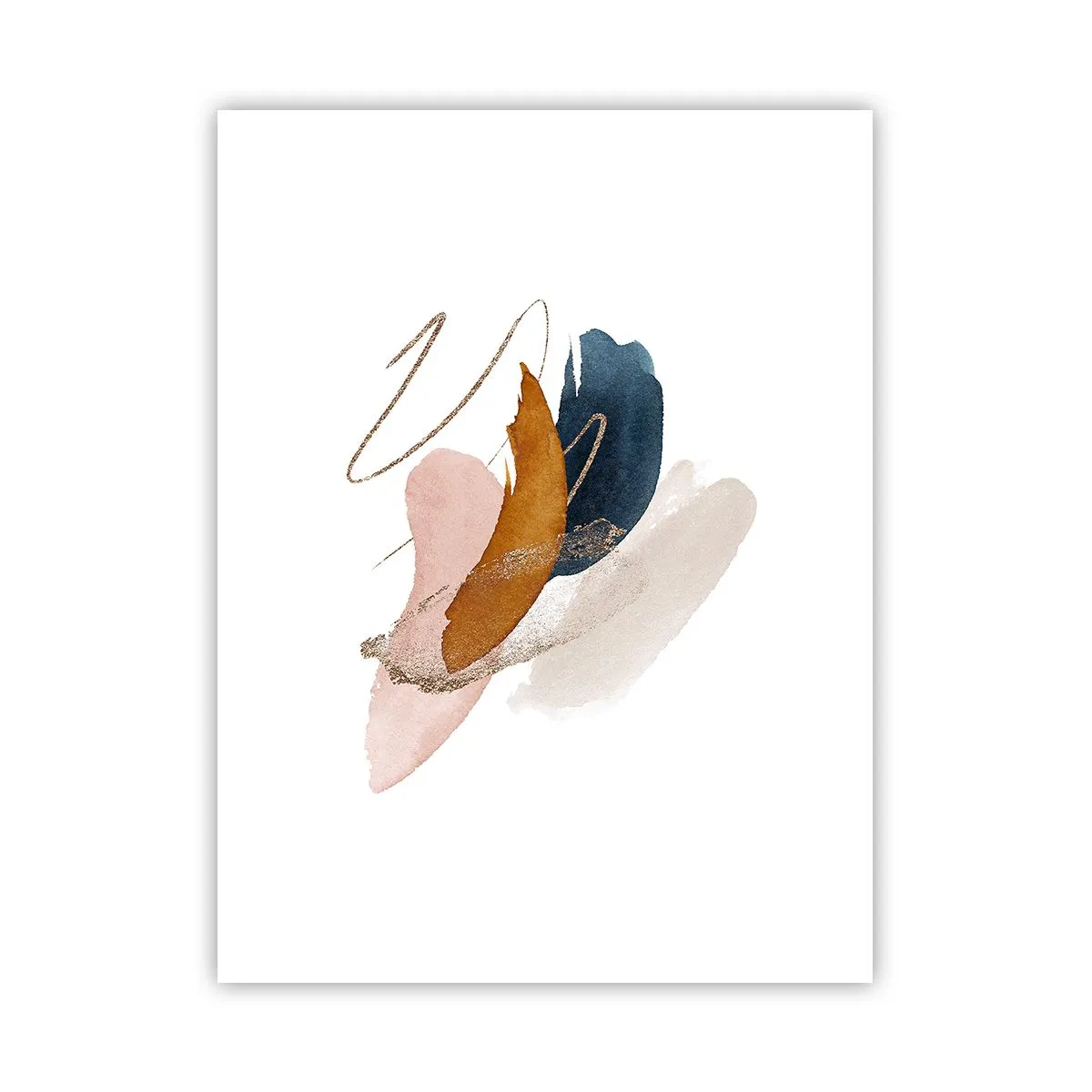 Plakát - Okřídlená kompozice - 30x40 cm