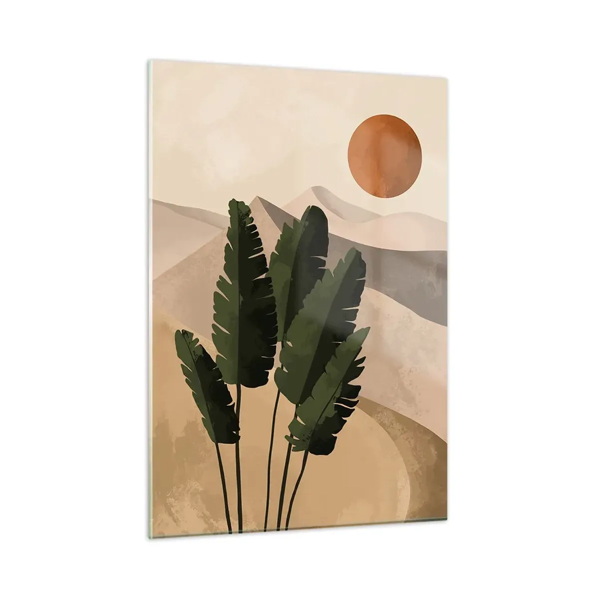 Obraz na skle - Triumf života - 50x70 cm