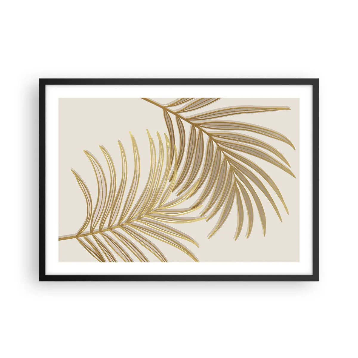 Plakát v černém rámu - Zlatá palma! - 70x50 cm