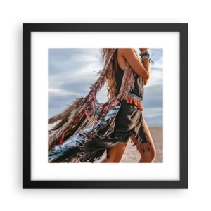 Plakát v černém rámu - Šamanovo děvče - 30x30 cm