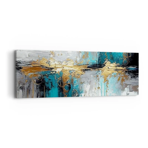 Obraz na plátně - Všechno plyne - 90x30 cm