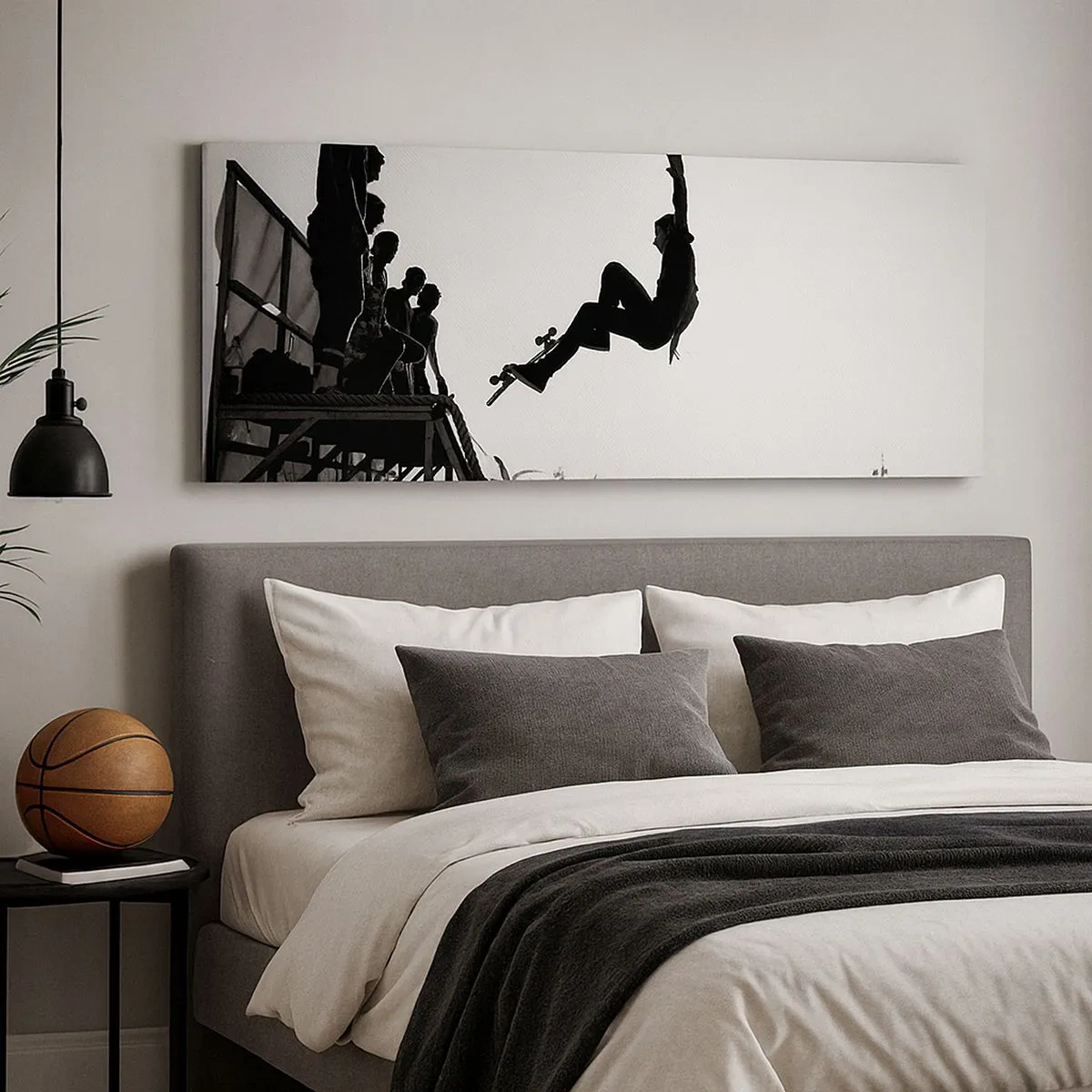 Obraz na plátně - Hrdinové a diváci - 100x40 cm