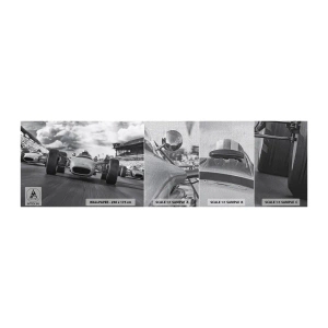 Vzor Fototapety Premium Canvas - Tohle je síla! - Formule 1, Vozidlo, Závod - 100x30 cm