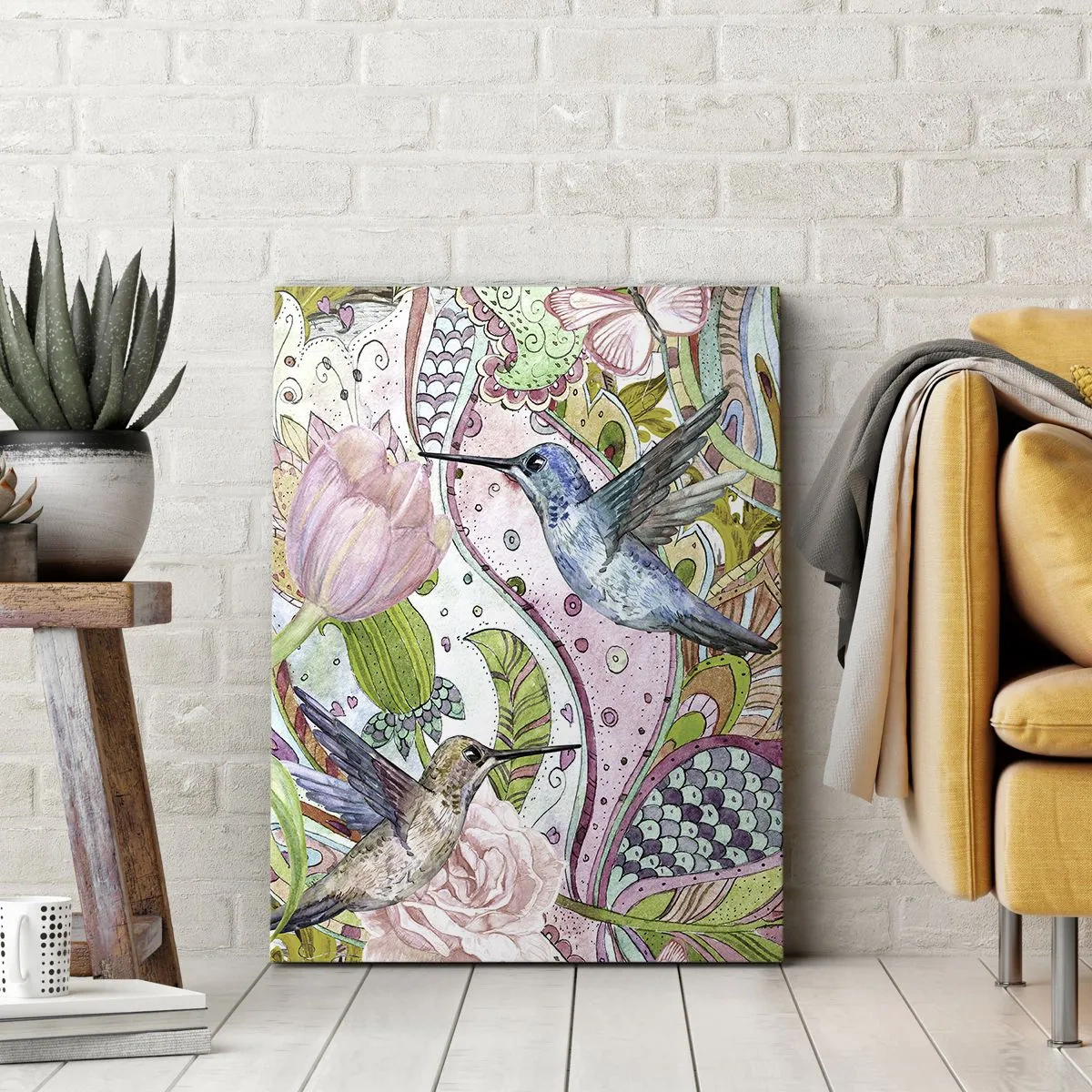 Obraz na plátně - Zamotané do lián - 45x80 cm