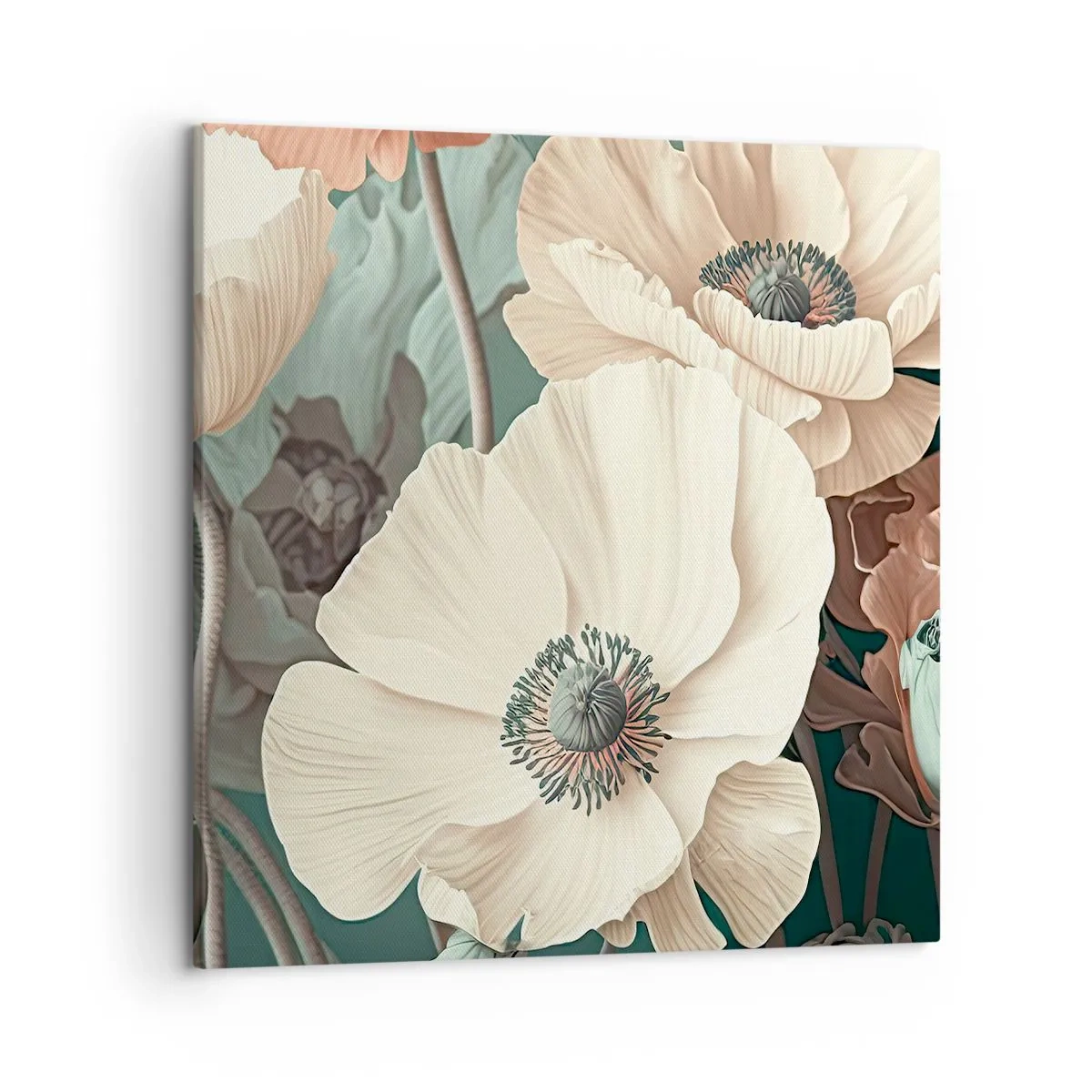 Obraz na plátně - Šepot máků - 50x50 cm