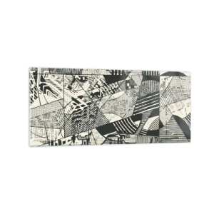 Obraz na skle - Dynamika současnosti - 120x50 cm