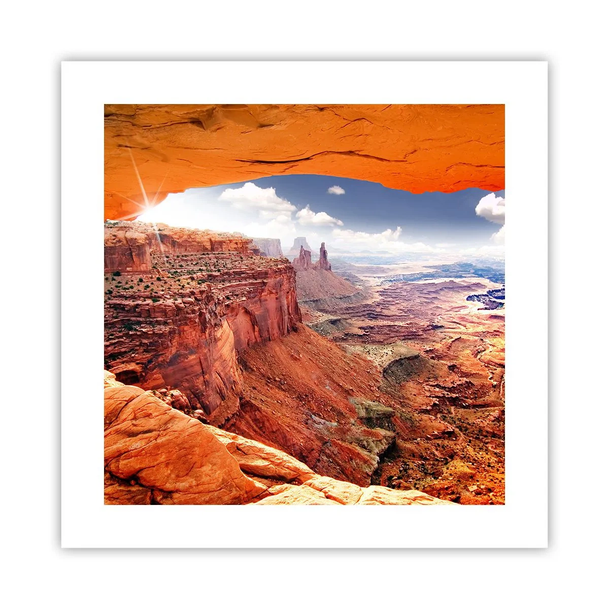 Plakát - Vytesané samotnou přírodou - 40x40 cm