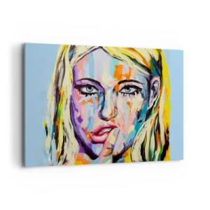 Obraz na plátně - Podívej se jí přímo do očí - 100x70 cm