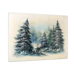 Obraz na skle - Připravení na Vánoce - 100x70 cm