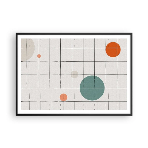 Plakát v černém rámu - V pasti. My nebo ony? - 100x70 cm