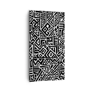 Obraz na plátně - Předkolumbovská kompozice - 55x100 cm