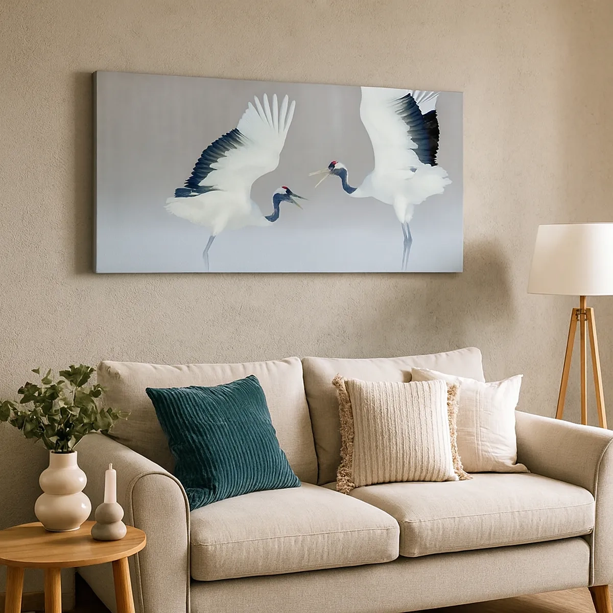 Obraz na plátně - Tanec v mlze - 30x30 cm