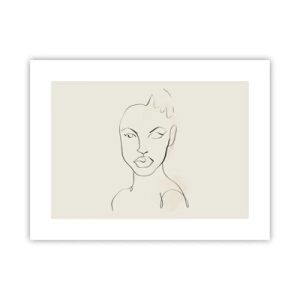 Plakát - Obrys smyslnosti - 40x30 cm