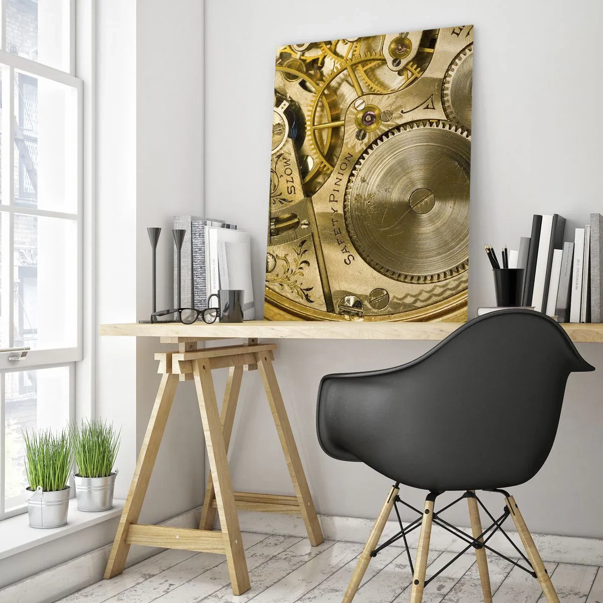 Obraz na skle - Jdi s duchem času - 50x70 cm