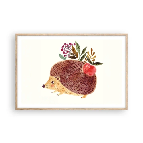 Plakát v rámu světlý dub - A už mě máš rád - 91x61 cm