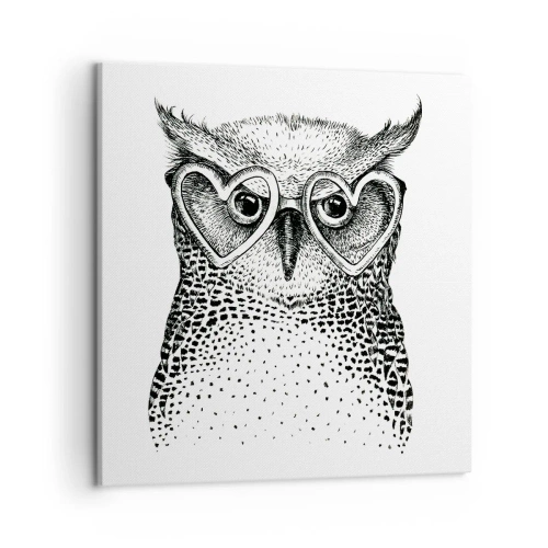 Obraz na plátně - Moudře a s láskou - 50x50 cm