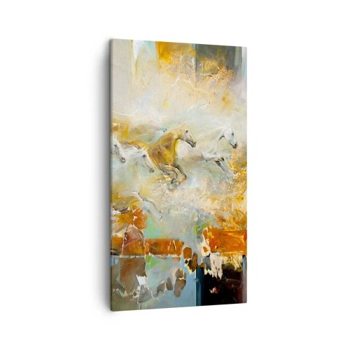 Obraz na plátně - Cválá světlem - 45x80 cm
