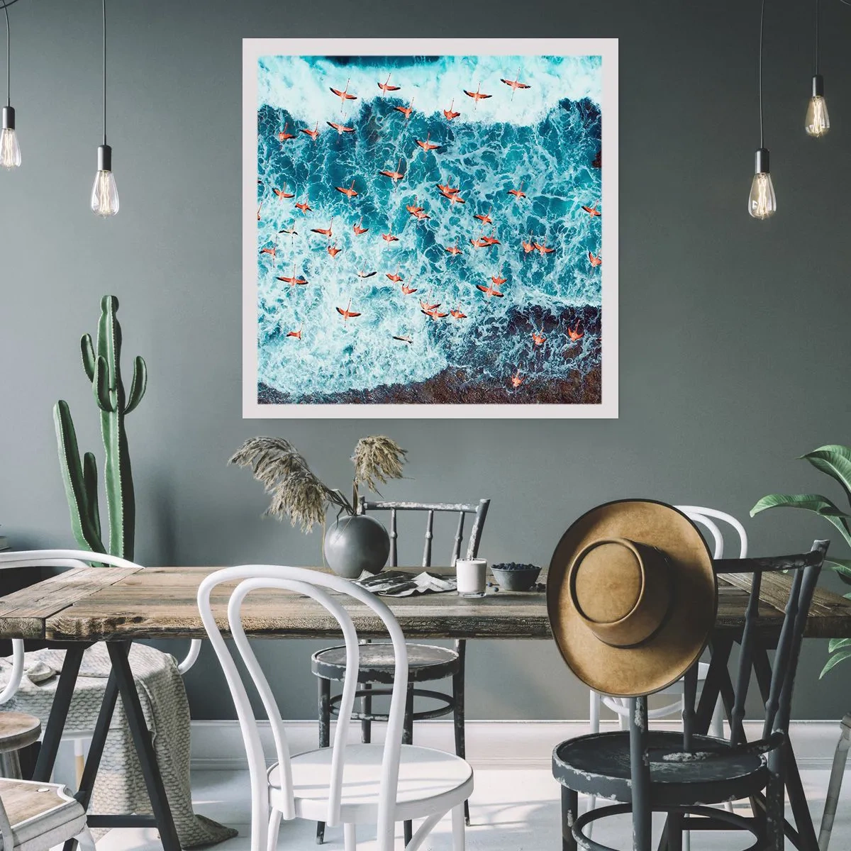 Plakát - Přímořský průvod - 50x50 cm