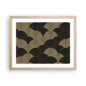 Plakát v rámu světlý dub - Jednota v mnohosti - 50x40 cm