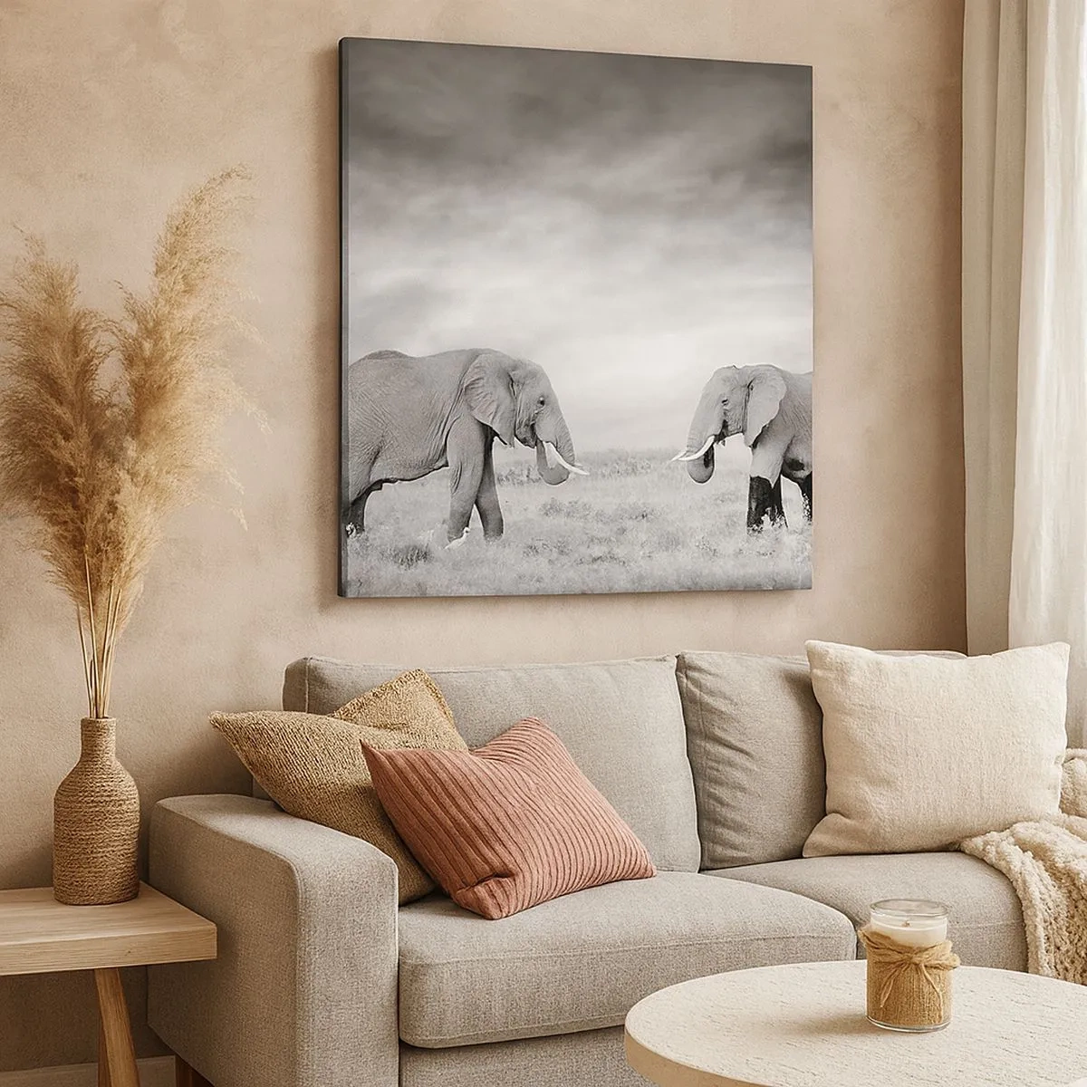 Obraz na plátně - Šedá je krásná - 30x30 cm