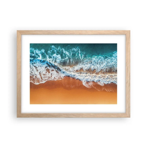 Plakát v rámu světlý dub - Vždy pár - 40x30 cm