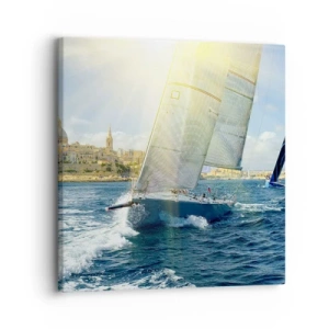 Obraz na plátně - Čas odjet z města - 30x30 cm