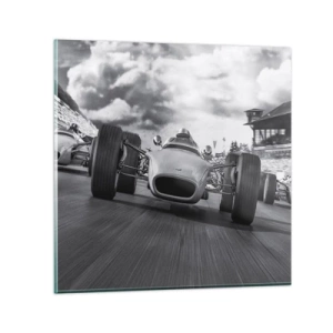 Obraz na skle - Tohle je síla! - 40x40 cm