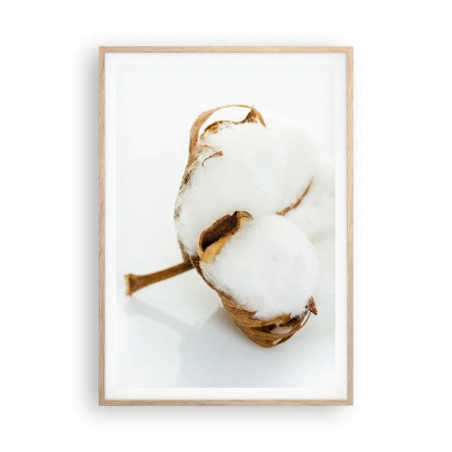 Plakát v rámu světlý dub - Měkká od přírody - 70x100 cm