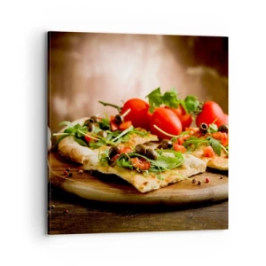 Obraz na plátně - Přímo z pece a ze zahrady - 70x70 cm