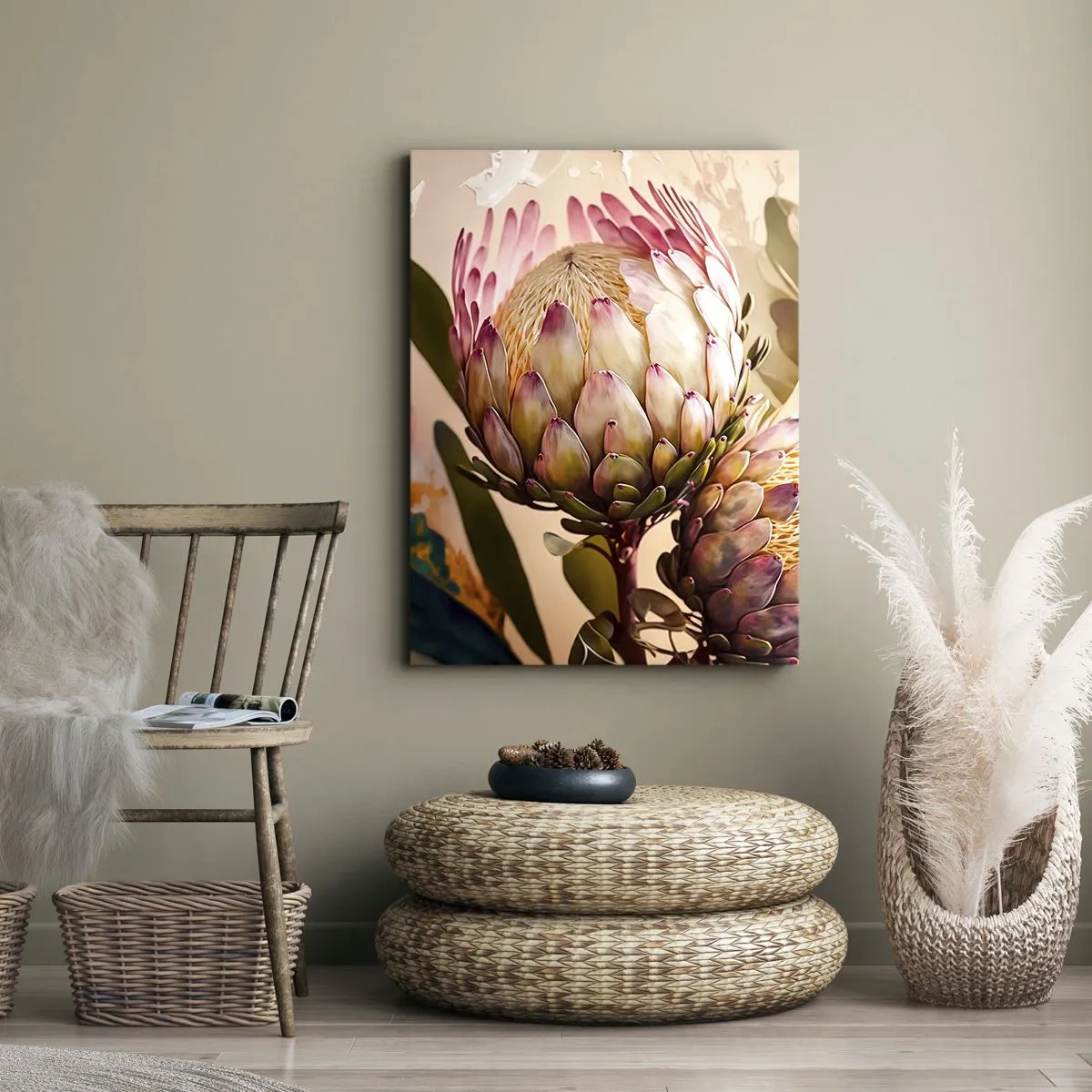 Obraz na plátně - Něžně objaté - 55x100 cm