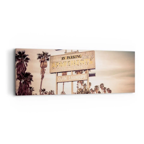 Obraz na plátně - Zde se zastavil čas - 90x30 cm