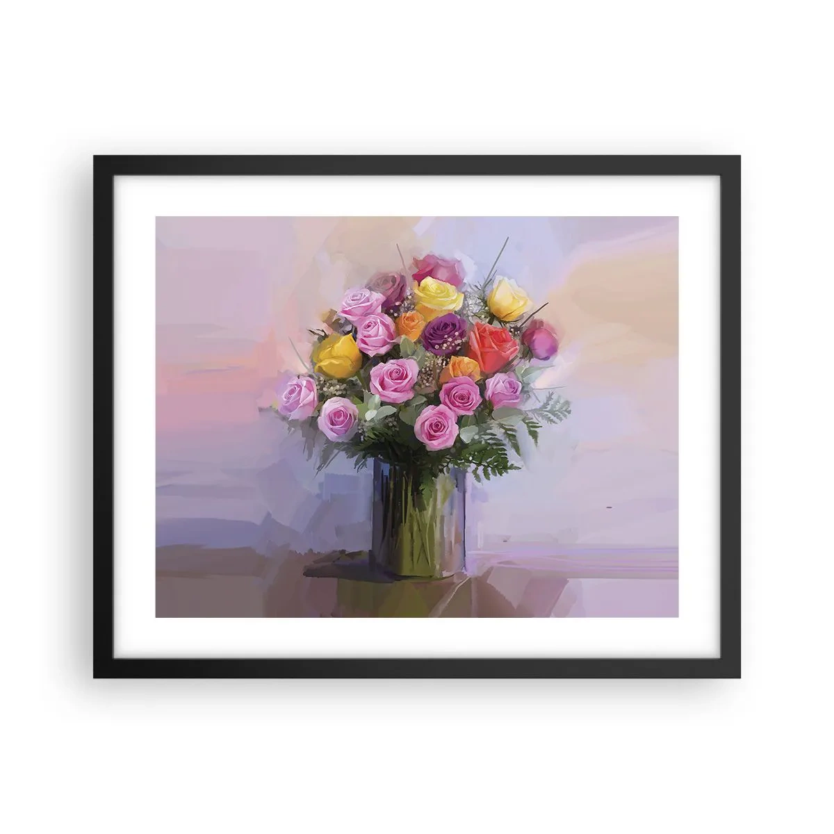 Plakát v černém rámu - Zachycená krása - 50x40 cm
