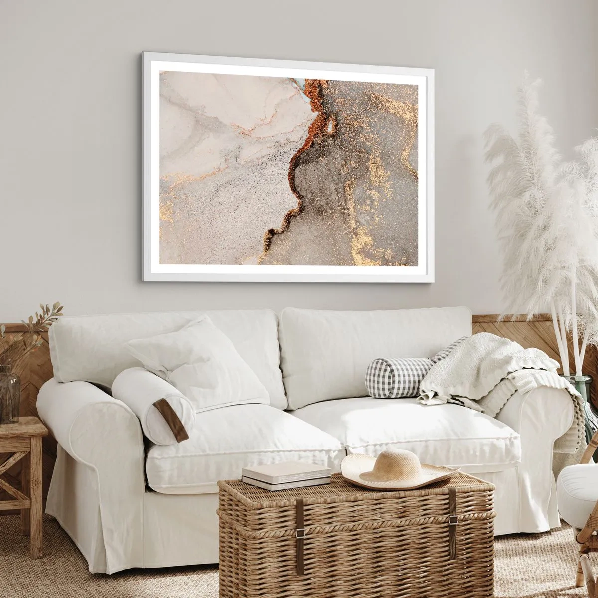 Plakát v bílém rámu - Na hranici barev - 91x61 cm