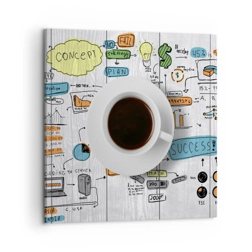 Obraz na plátně - Čas na přestávku - 50x50 cm