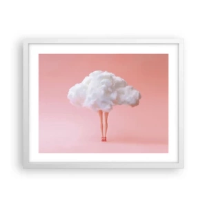 Plakát v bílém rámu - Sladký slib - 50x40 cm