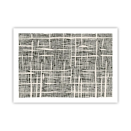 Plakát - Tkaná kompozice - 70x50 cm