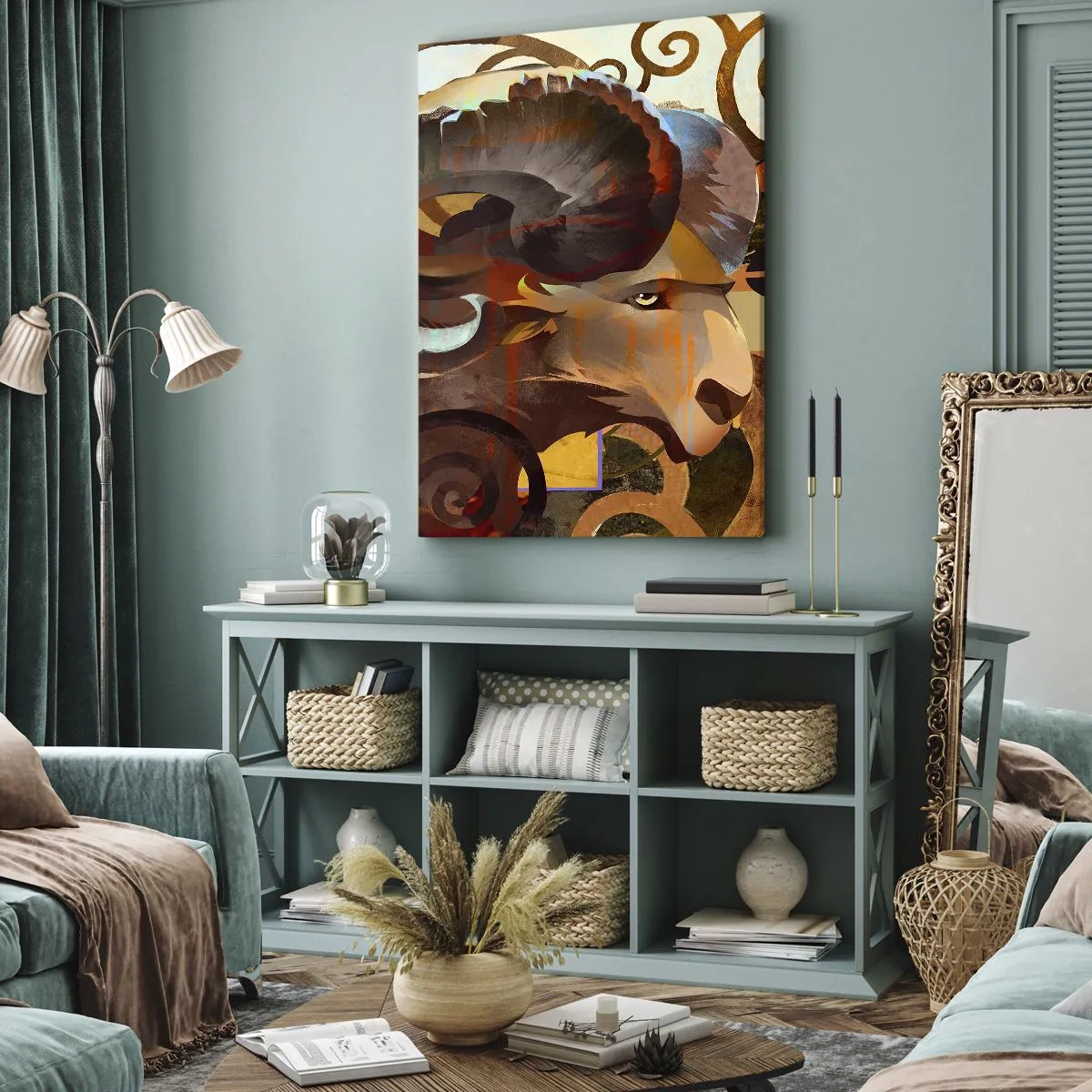 Obraz na plátně - Magie - náboženství - rituály - 55x100 cm