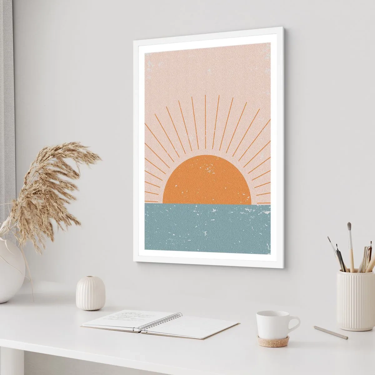 Plakát v bílém rámu - Každodenní zázrak - 70x100 cm