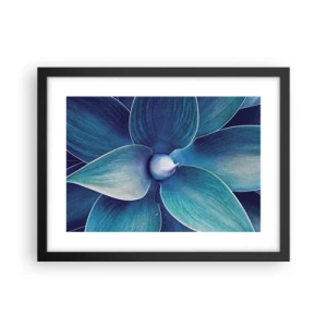 Plakát v černém rámu - Namodralý od nebe - 40x30 cm