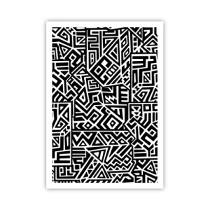 Plakát - Předkolumbovská kompozice - 70x100 cm