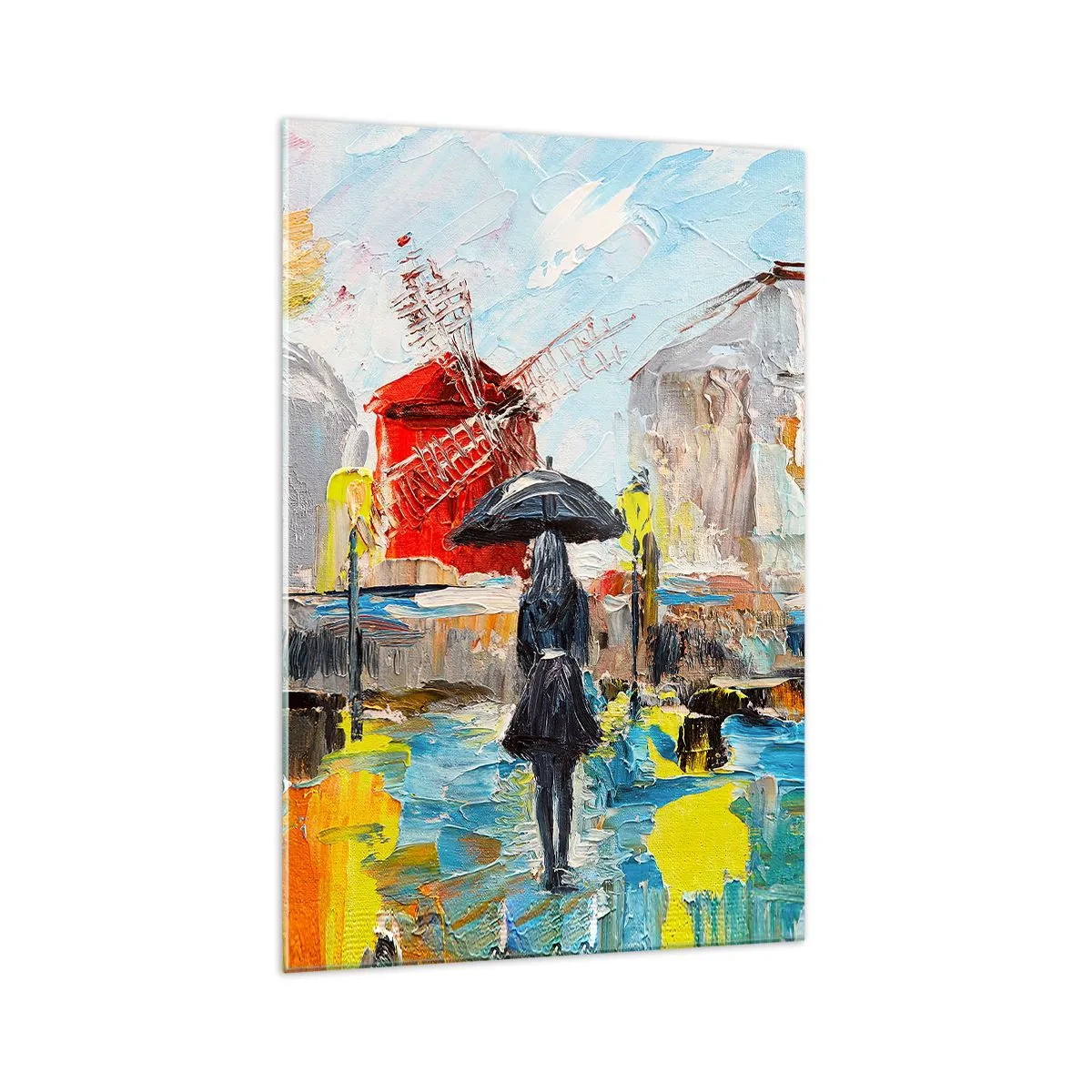 Obraz na skle - Pařížské legendy - 70x100 cm