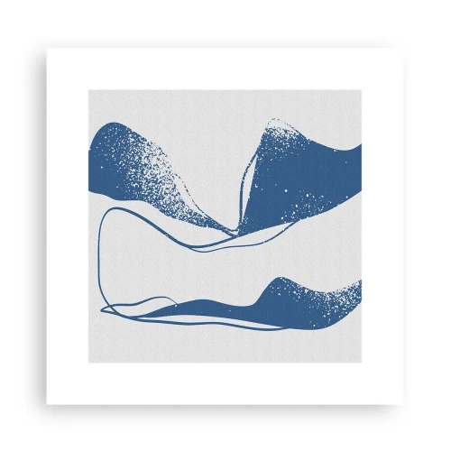 Plakát - Okřídlená abstrakce - 30x30 cm