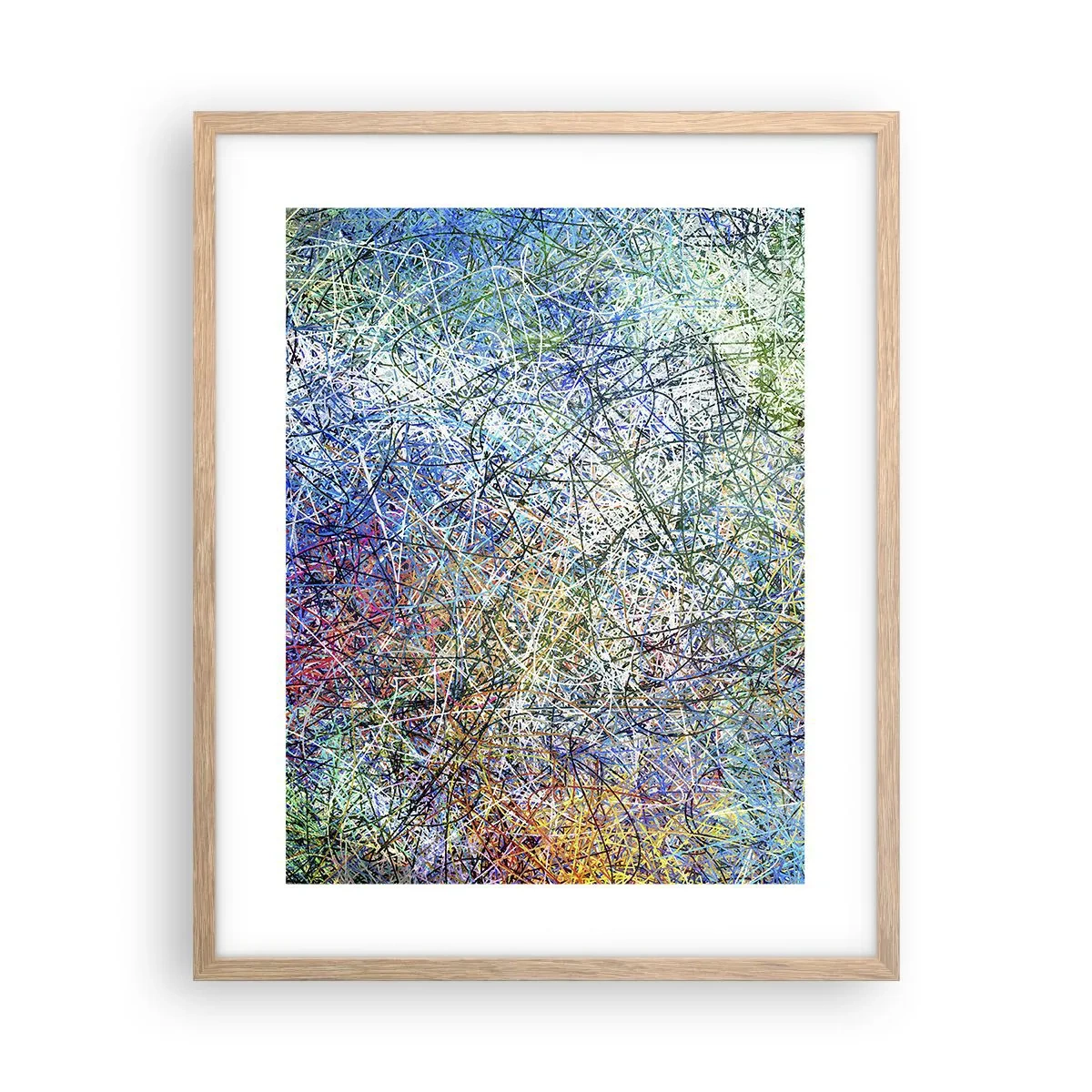 Plakát v rámu světlý dub - To není tak jednoduché - 40x50 cm